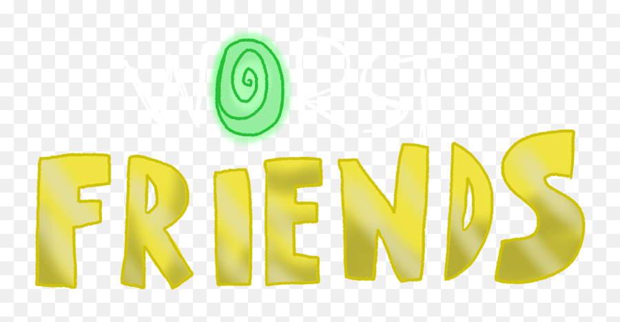 Download Hd Worst Friends Logo White Transparent Png Image - Vertical Emoji,Friends Logo