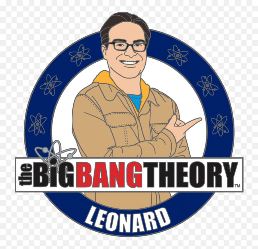 Big Bang Theory Complete 8 Pin Set - Big Bang Theory Emblem Pins Emoji,Bigbang Theory Logo