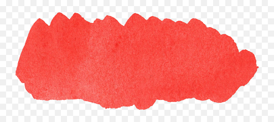 Red Watercolor Stroke Png Transparent - Watercolor Brush Red Png Emoji,Watercolor Png