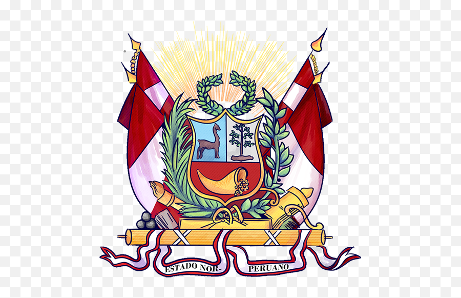 Pe - Escudo Del Estado Sud Peruano Emoji,Peru Flag Png