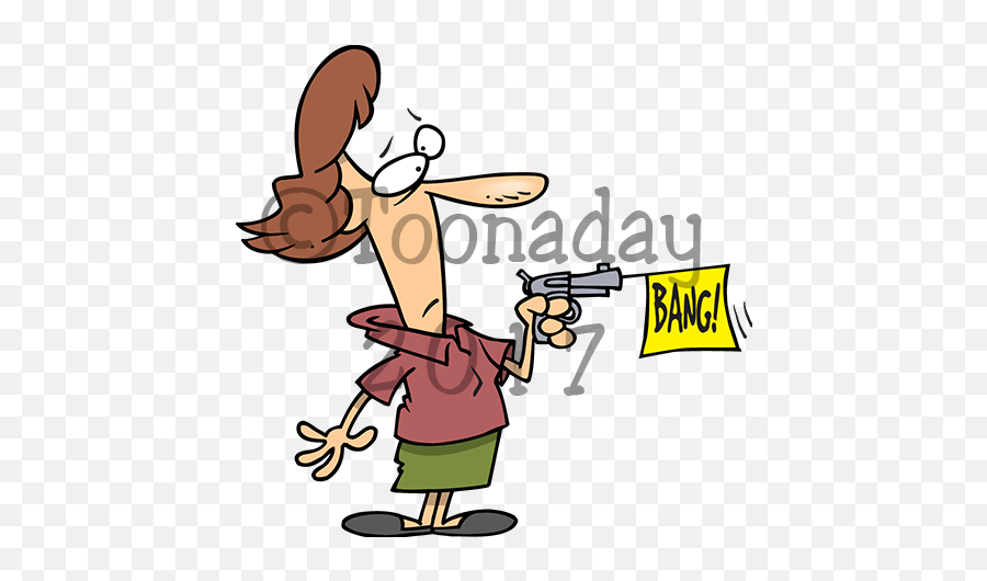 Download Hd Cartoon Gun Bang Transparent Png Image - Nicepngcom Emoji,Cartoon Gun Png