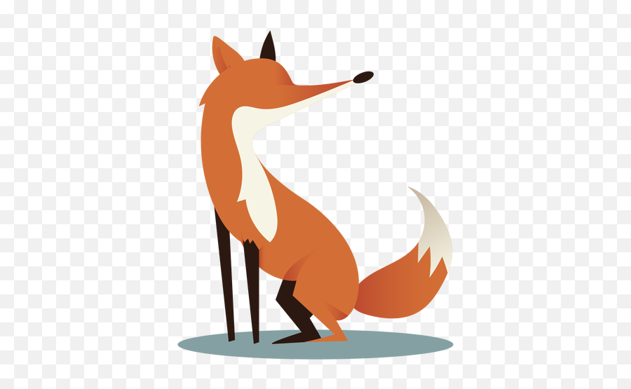 All Fours Fox Side - Transparent Png U0026 Svg Vector File Fox Side Cartoon Emoji,Side By Side Clipart