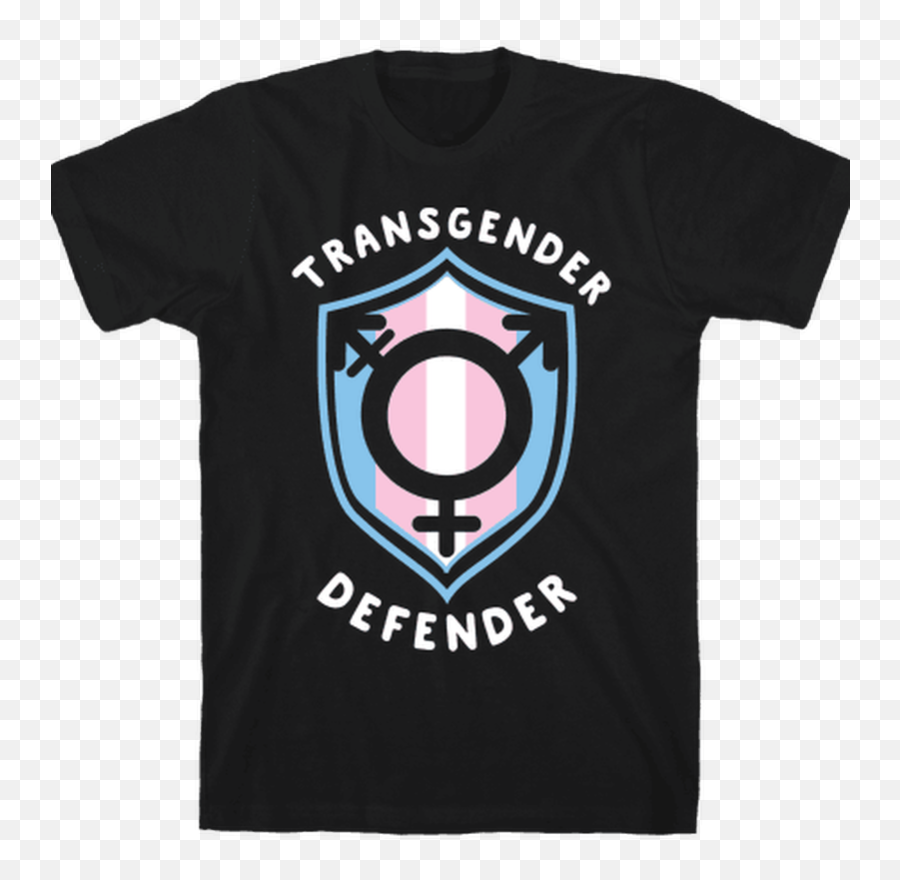Transgender Defender Mens T - Shirt Lgbtq Shirts Transparent Emoji,Transgender Symbol Png