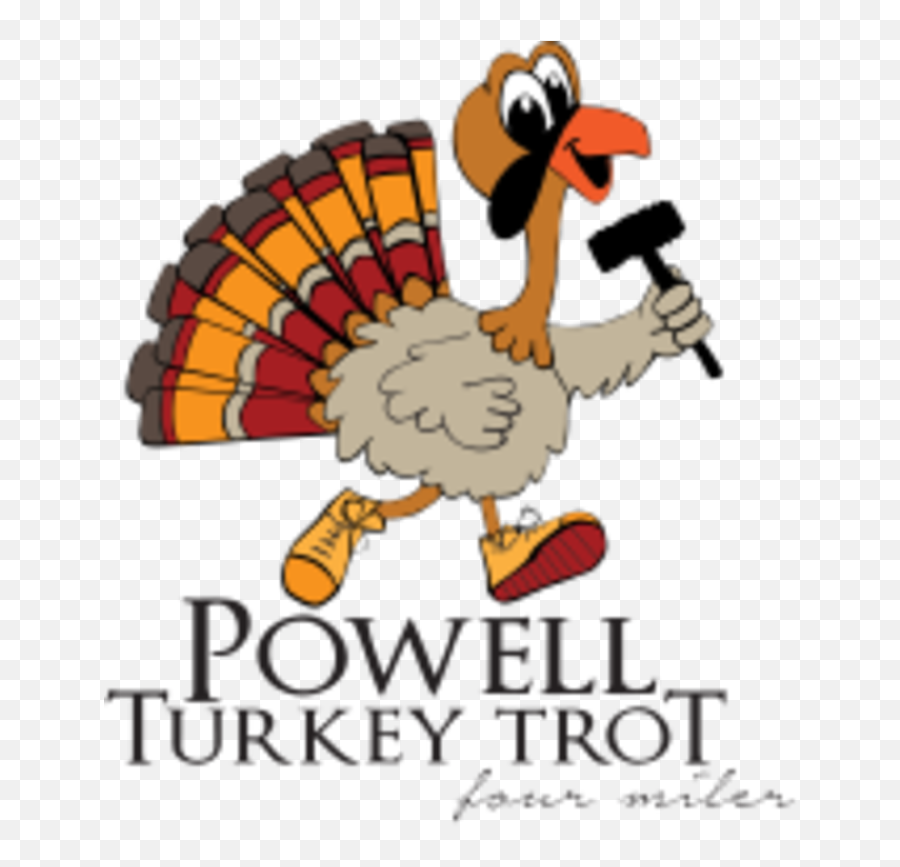 Powell Turkey Trot 4 Miler - Powell Oh 5k Running Emoji,Turkey Running Clipart