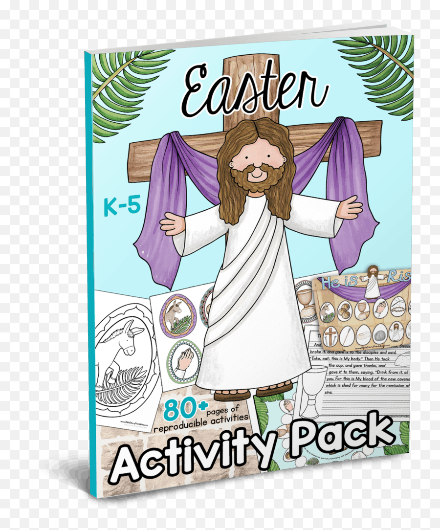 Easter Bible Printables - Christian Preschool Printables Emoji,Christian Easter Black And White Clipart