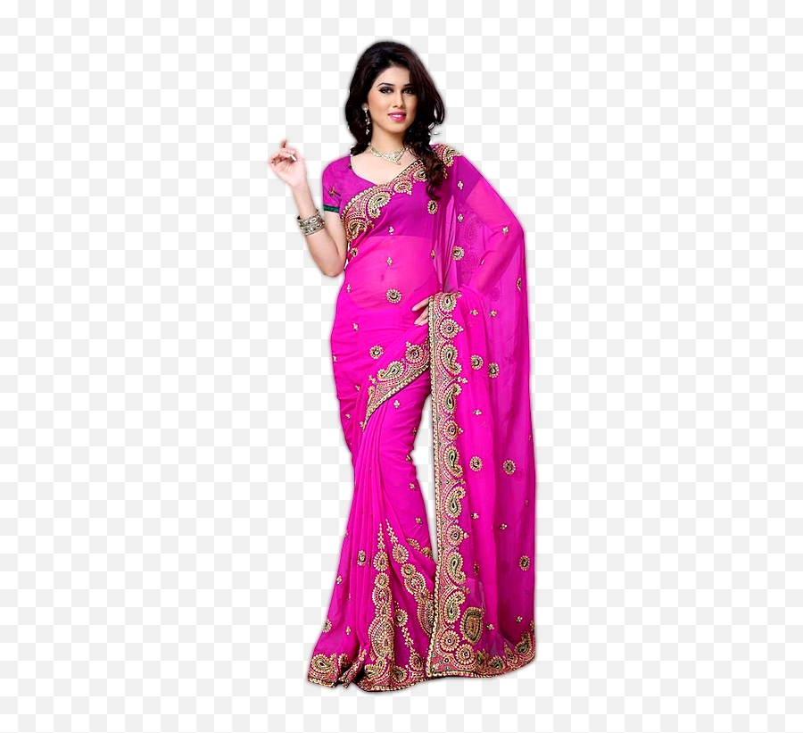 High Resolution Saree Model Png Hd Download The Model Emoji,Transparent Saris