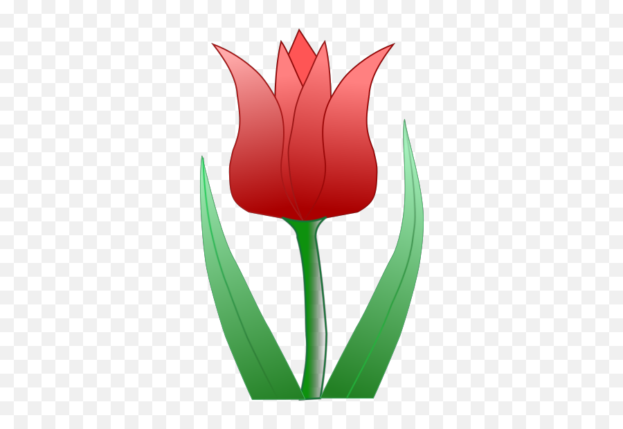 Tulip Clip Art At Clker - Cartoon Tulip Emoji,Tulip Clipart