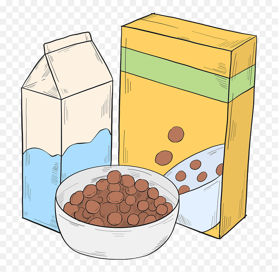 Cereal Clipart - Cereal Clipart Emoji,Cereal Clipart