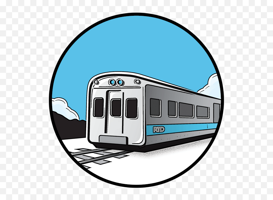 Clipart Train Commuter Train Clipart Train Commuter Train - Rtd Broncos Ride Logo Emoji,Train Clipart
