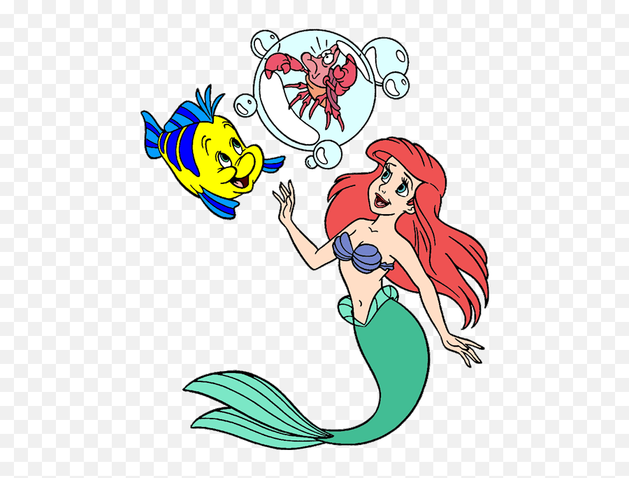 Clipart Friends Little Mermaid Picture 527403 Clipart - Mermaid Emoji,Little Mermaid Clipart