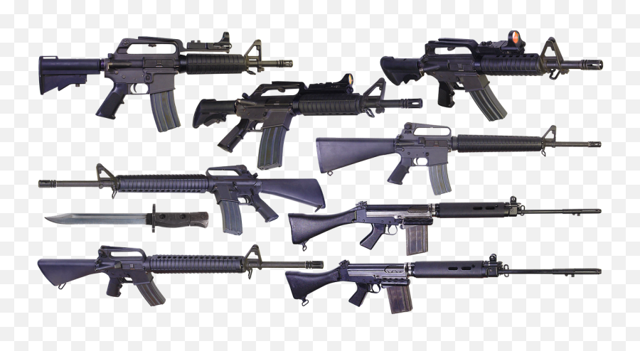 Rifle Weapons Carbine Colt - Rifle Emoji,M16 Png