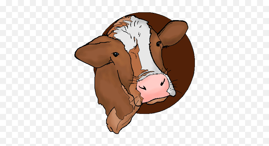 Cow Clip Art 12 Emoji,Cow Head Clipart
