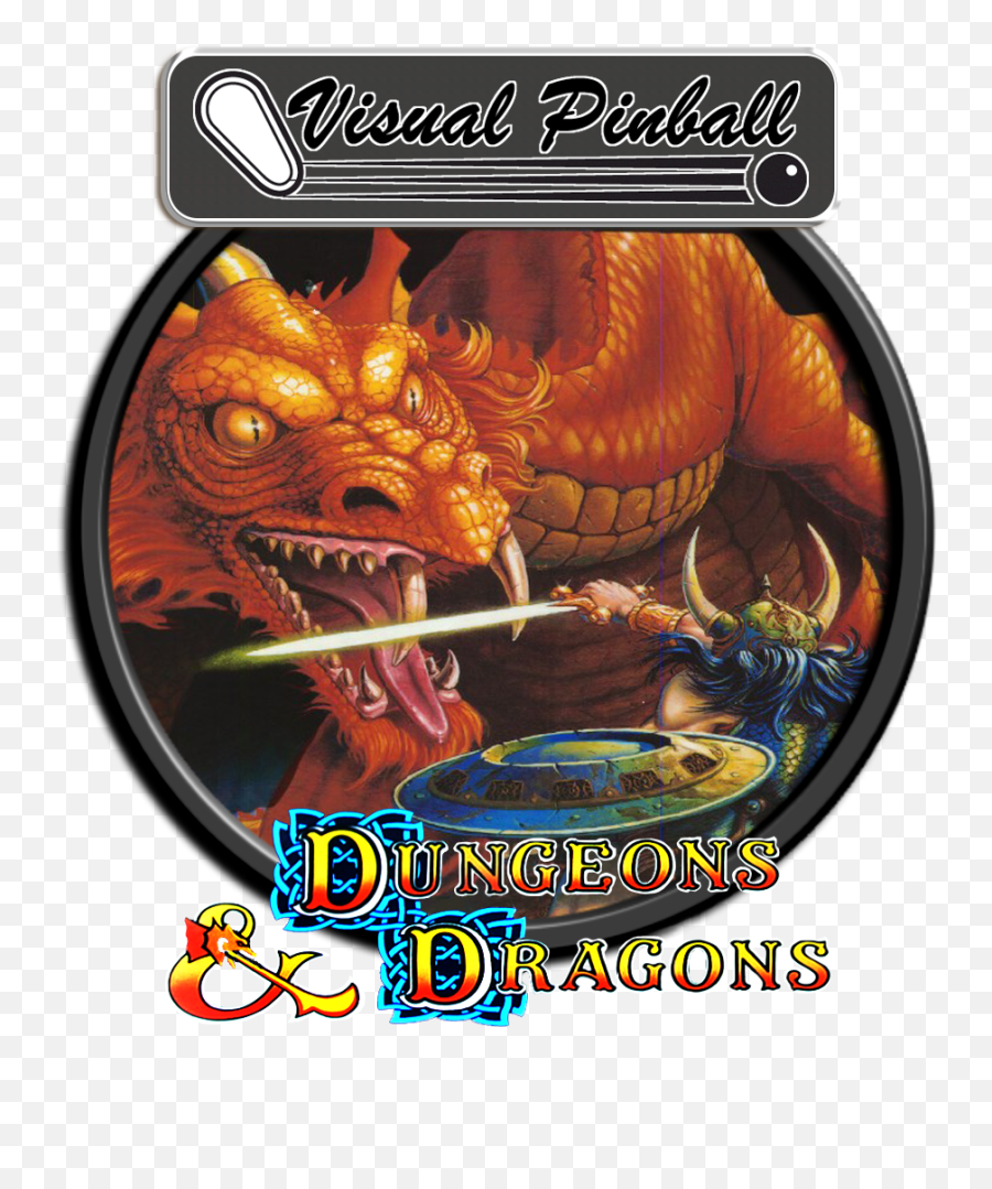 Dungeons And Dragons Bally 1987png U2013 Vpinballcom - Dungeons And Dragons Red Box Emoji,Dungeons And Dragons Logo