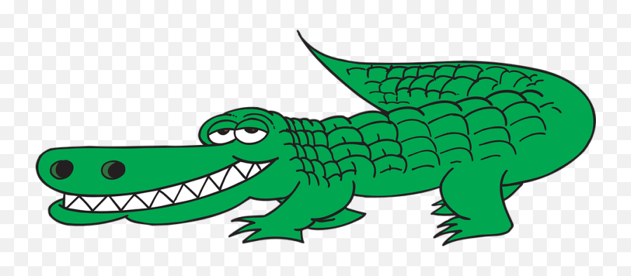 Free Clip Art - Transparent Background Alligator Png Clipart Emoji,Alligator Clipart