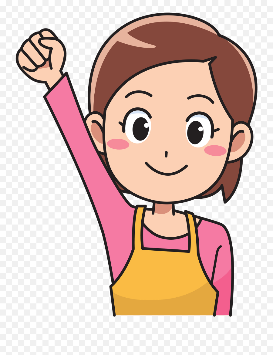 Happy Housewife Clipart - Homemaker Clipart Emoji,Happy Clipart