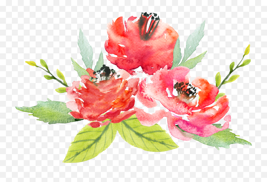 Picture - Floral Watercolor Painting Png Emoji,Watercolor Png