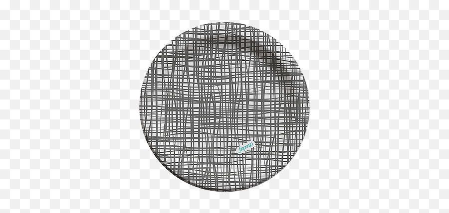 Download Grey Cross Hatch 7inch Paper Plate 1 - Circle Dot Emoji,Grey Circle Png
