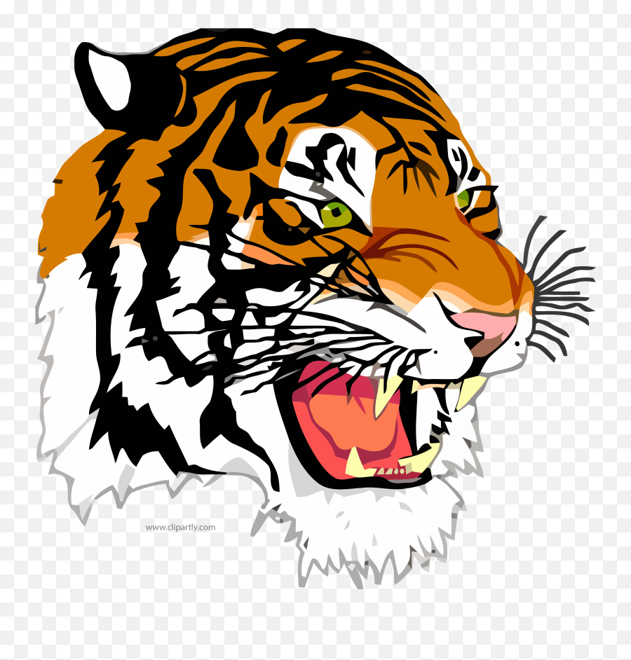 Tiger Face Png - Webster Tigers Emoji,Tiger Face Clipart