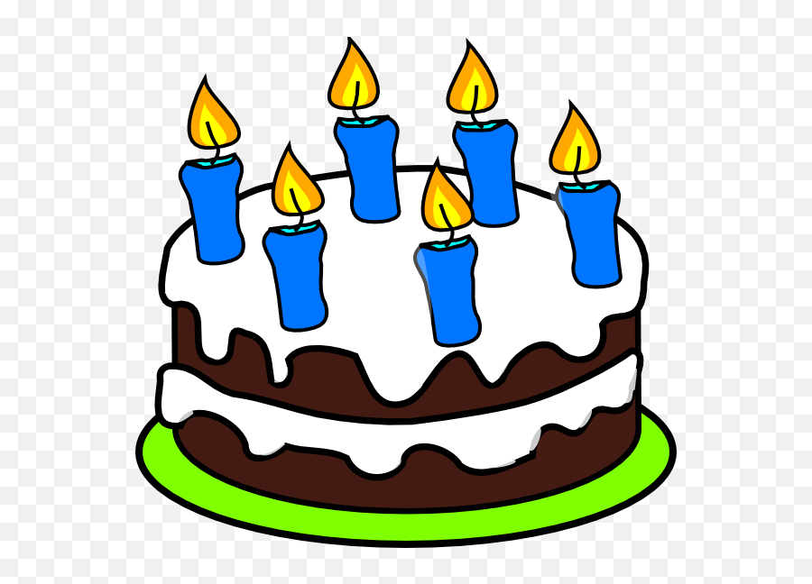 3 Birthday Cake Candles Clipart - Birthday Cake 6 Candles Clipart Emoji,Birthday Candle Clipart