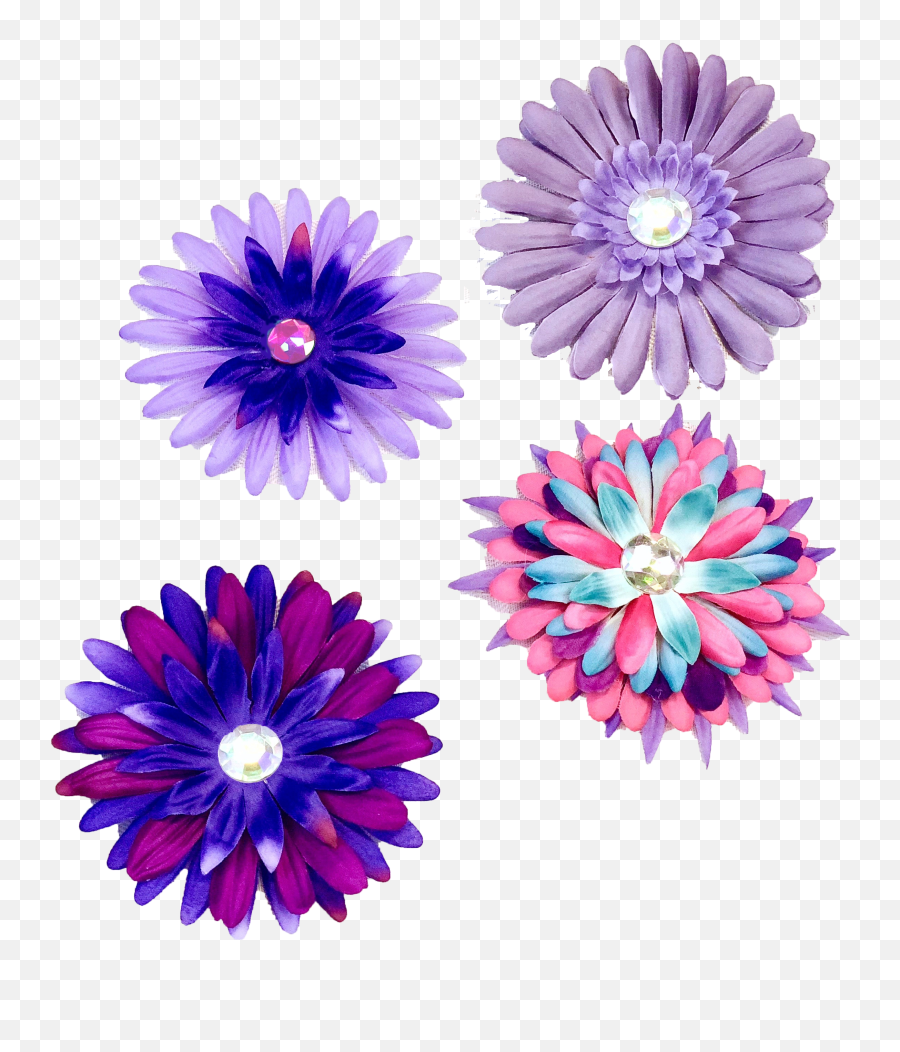 Bedazzled Flowers Emoji,Purple Flowers Png