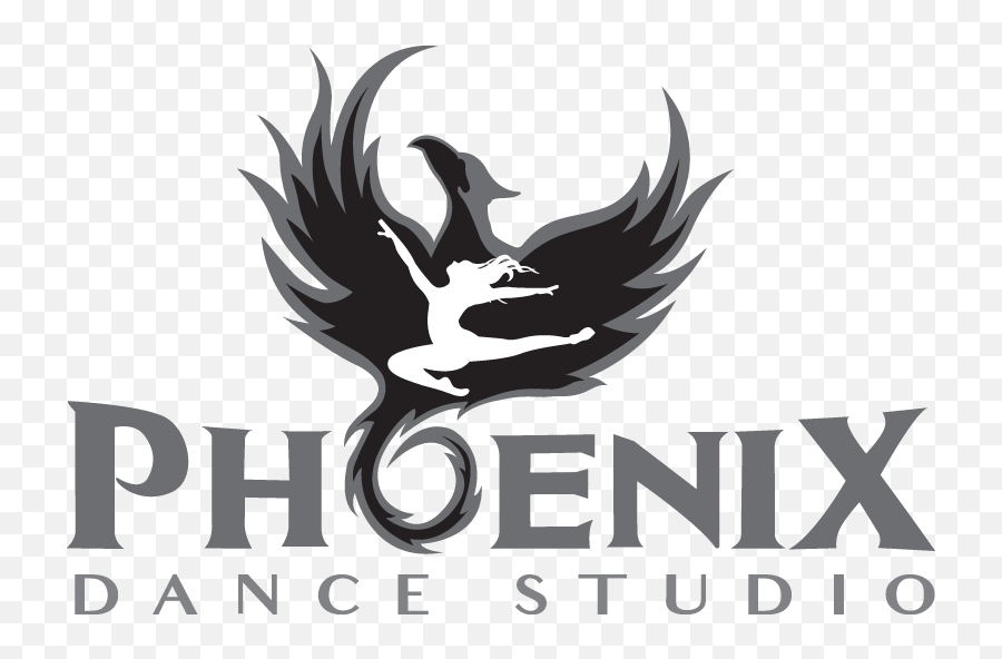 Dance Studio Logo Design Emoji,Phoenix Logo Design