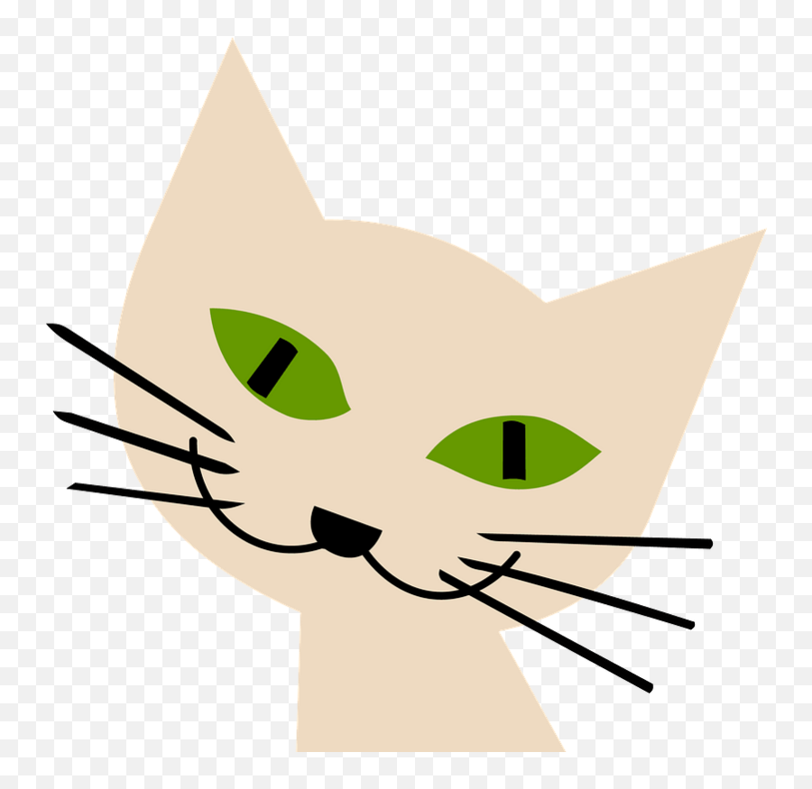 Green Emoji,Cat Whiskers Clipart