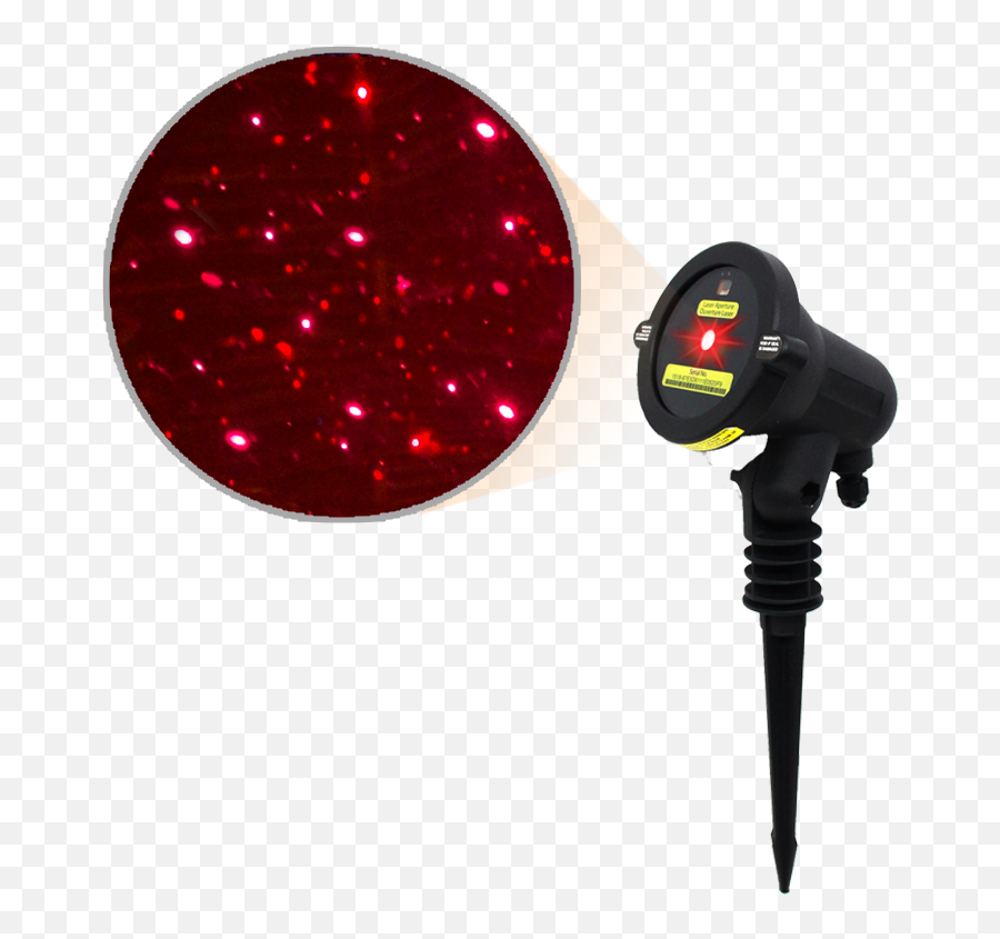Spright Compact Red Star Projector Reconditioned Blisslights Emoji,Red Laser Transparent