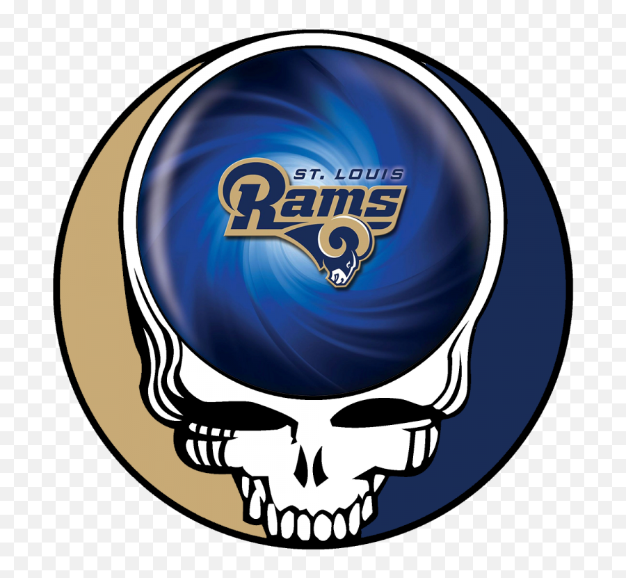 St Louis Rams Skull Logo Iron On Transfers - Grateful Dead Carter Finley 1990 Emoji,Rams Logo