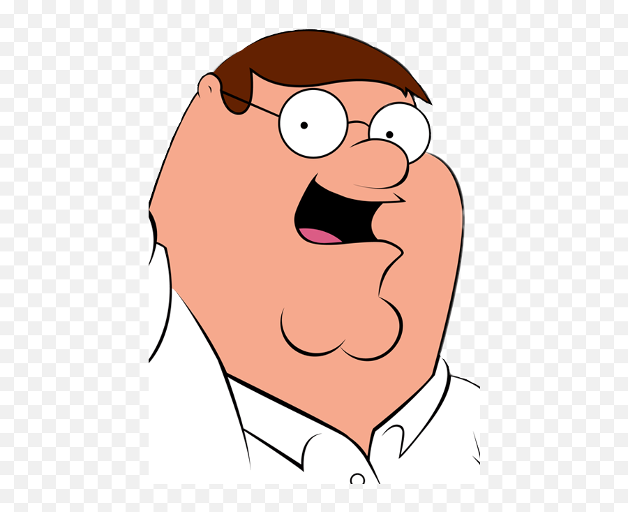 Family Guy Peter Griffin Chin - Happy Emoji,Peter Griffin Png