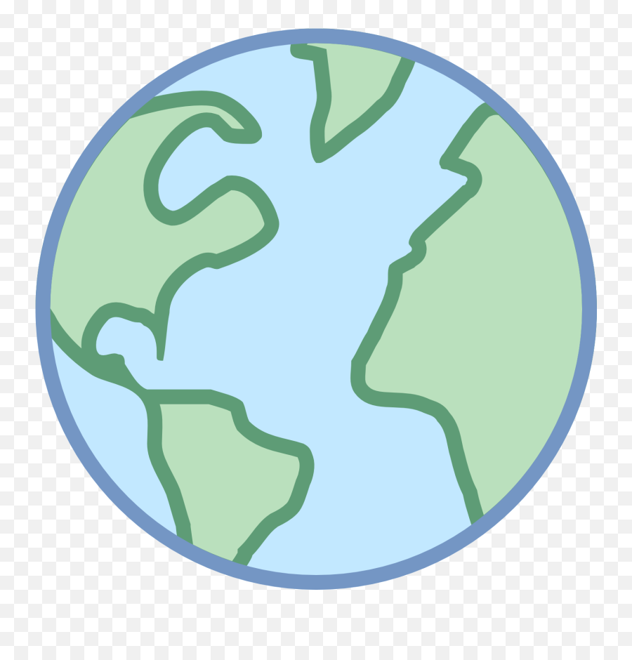 Iphone Globe Clipart - World Icon Color Png Transparent Drawable Picture Of The Earth Emoji,Globe Clipart