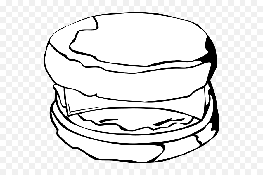 Fast Food Breakfast Egg Muffin Clipart Png Full Size Png - Coloring Pages Of Breakfast Sandwiches Emoji,Muffin Clipart
