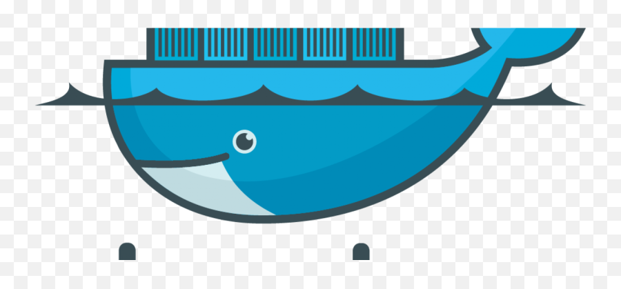 A Blue Whale With Containers On Its - Docker Go Emoji,Docker Logo