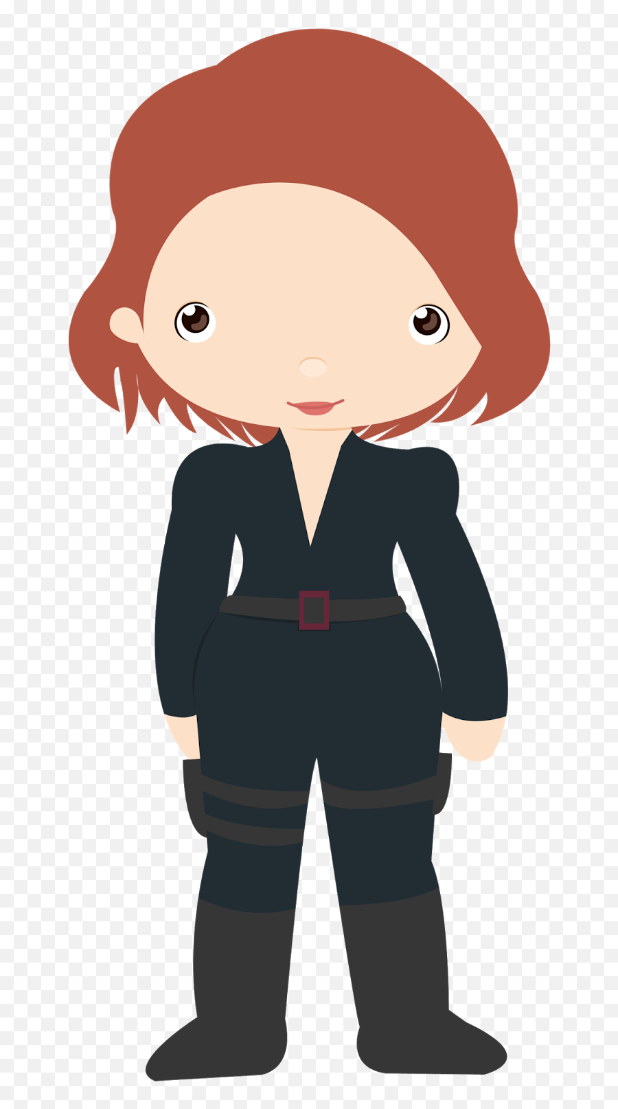 Clipart Baby Avengers Clipart Baby - Black Widow Cute Png Emoji,Avengers Clipart