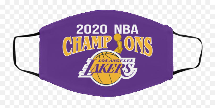 Los Angeles Lakers - 2020 Nba Champions Face Mask Angeles Lakers Emoji,Lakers Logo