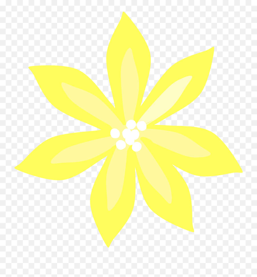 Yellow Lily Clipart Clipground Jpg - Yellow Lily Clipart Emoji,Lily Clipart