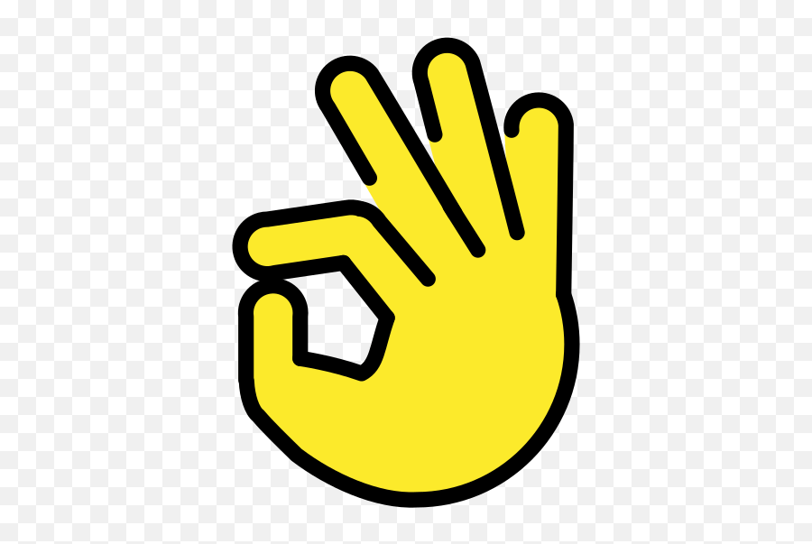 Ok Hand Sign - Emoji Perfecto,Ok Hand Emoji Png