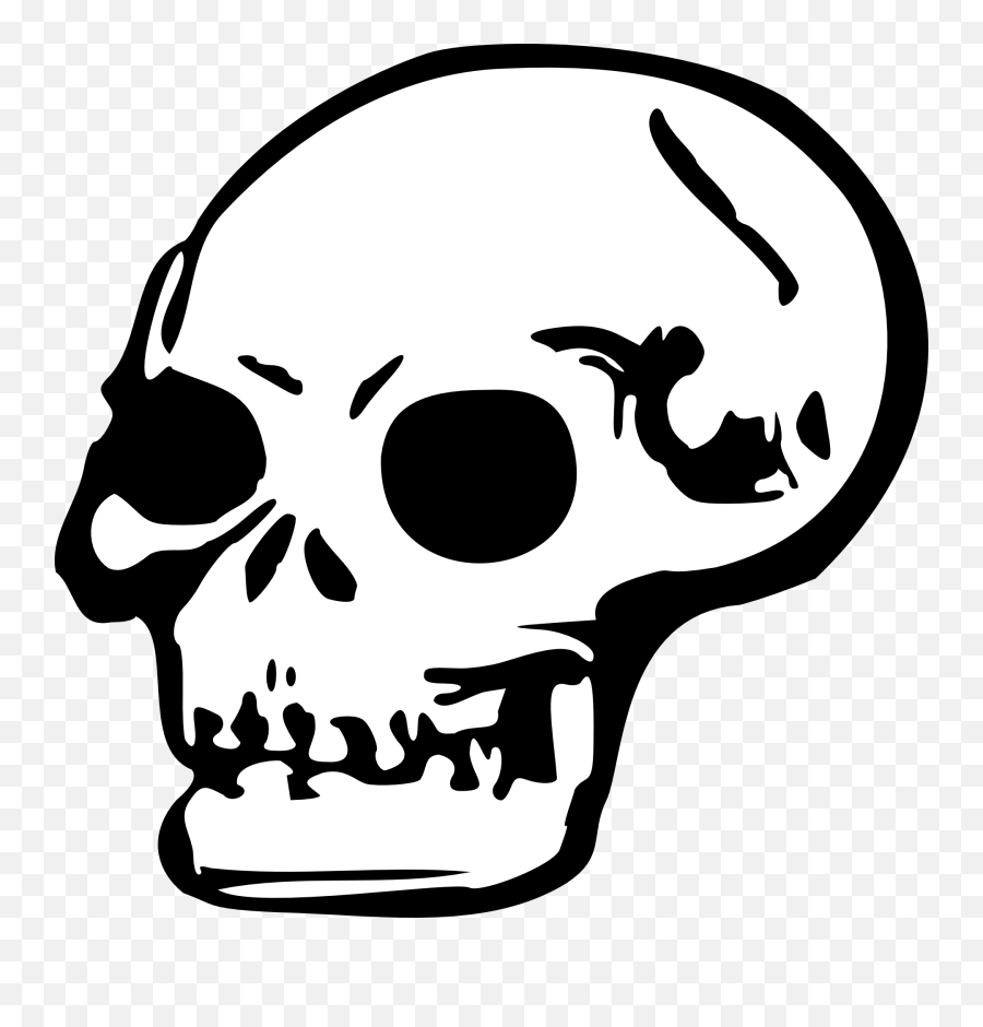 Skeleton Clipart Sideways Skeleton Sideways Transparent - Skull Clip Art Emoji,Skeleton Clipart