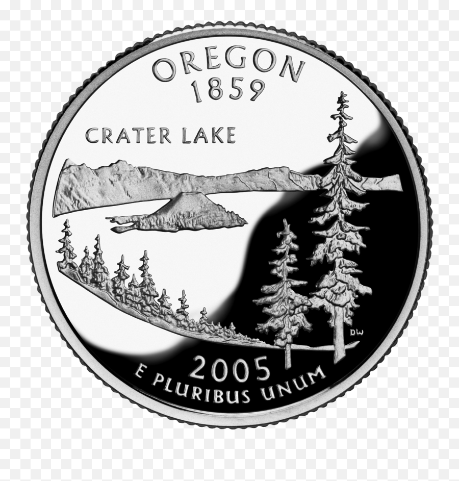 2005 Or Proof - Oregon State Quarter Emoji,Crater Png