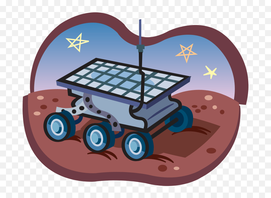 A Closer Look At Mars Amnh - Mars Rover Cartoon Png Emoji,Mars Clipart