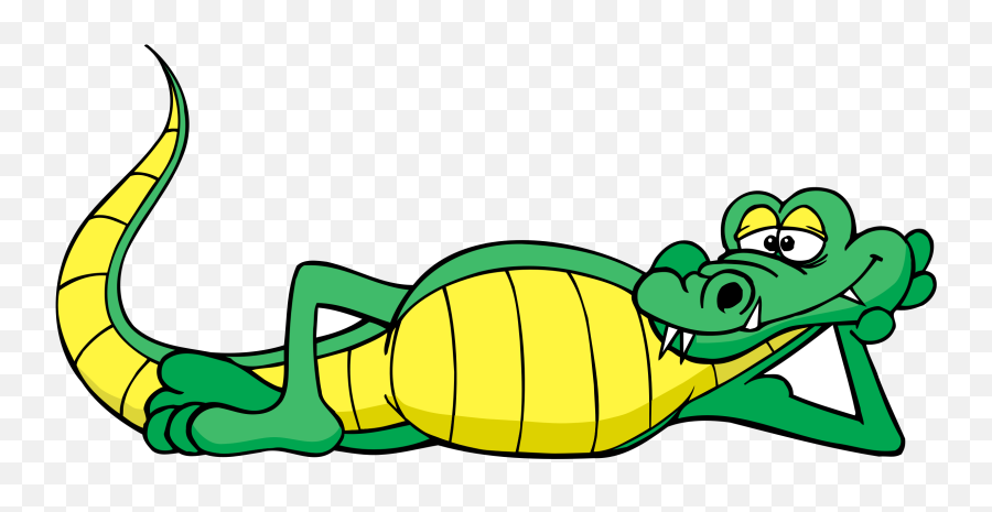 Tick - Funny Alligator Clipart Emoji,Alligator Clipart