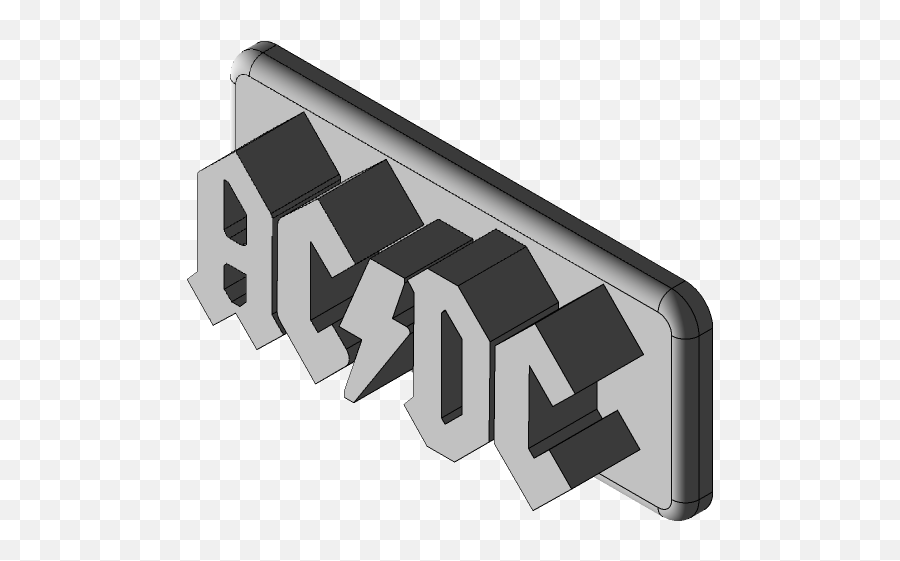 Emblem - Ac Dc Logo 3d Emoji,Acdc Logo