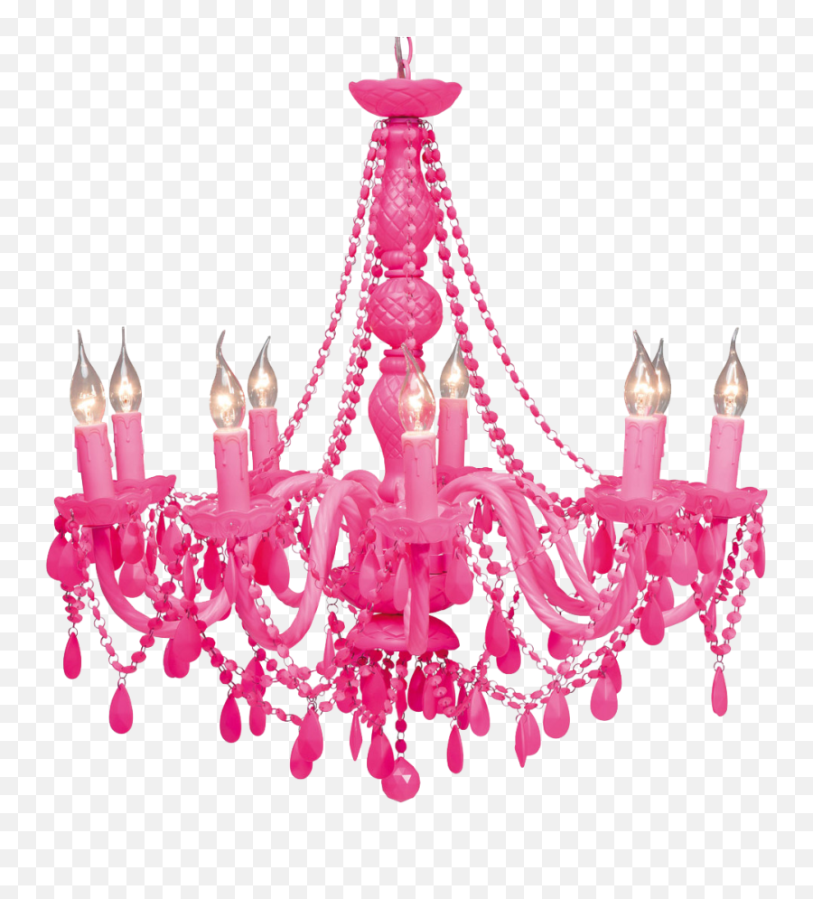 Pink Chandelier Silhouette Clip Png - Pink Chandelier No Background Emoji,Chandeliers Clipart