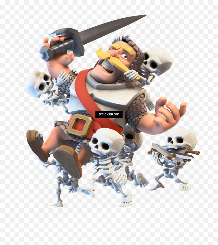 Character In Clash Royale Transparent - Clash Royale Png Emoji,Clash Royale Png