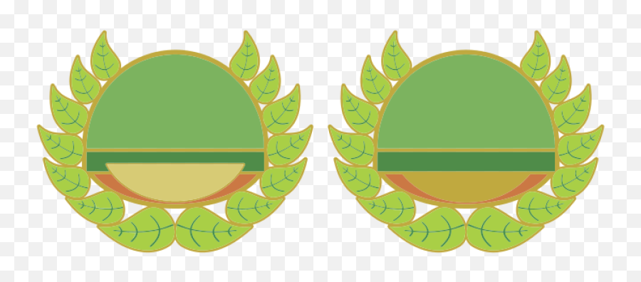 Green Wreath Png Clip Art Green Wreath Transparent Png - Clip Art Emoji,Wreath Transparent
