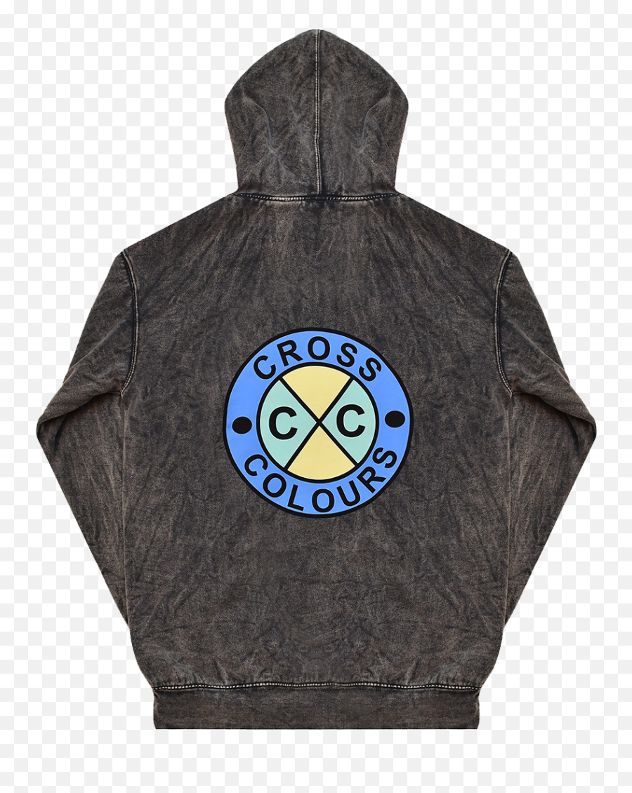 Cross Colours Circle Logo Pullover Hoodie - Grey Mineral Cross Colours Emoji,Grey Circle Png
