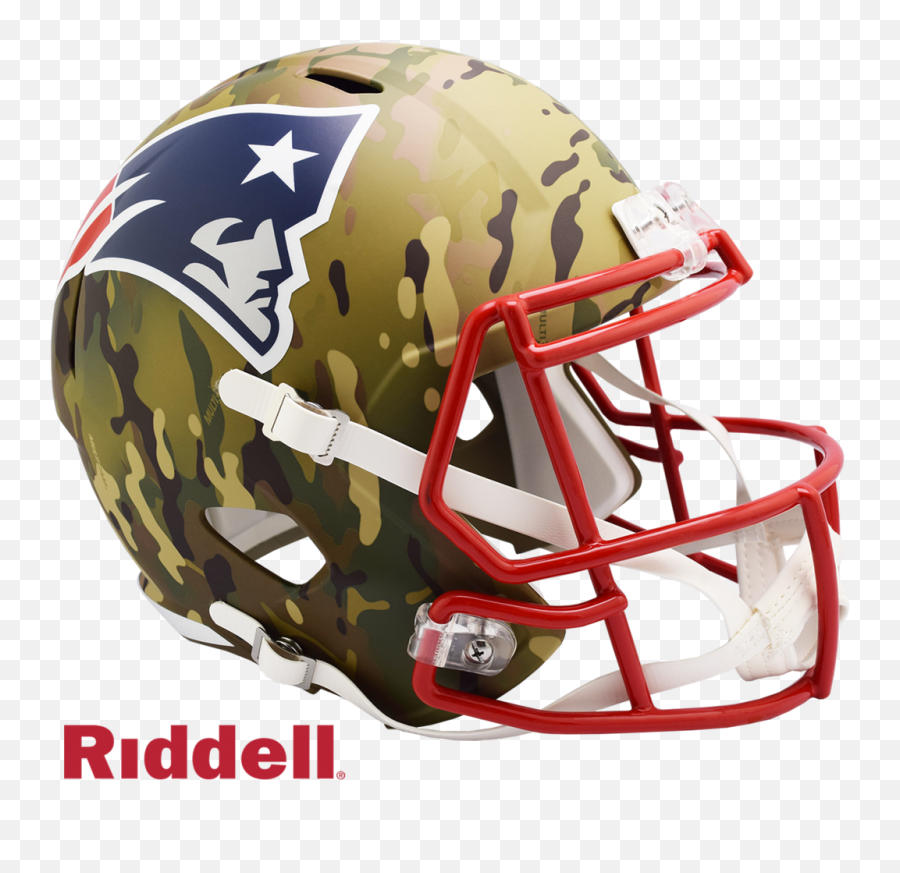 New England Patriots Camo Speed Replica - Football Patriots Helmet Emoji,Patriots Helmet Logo