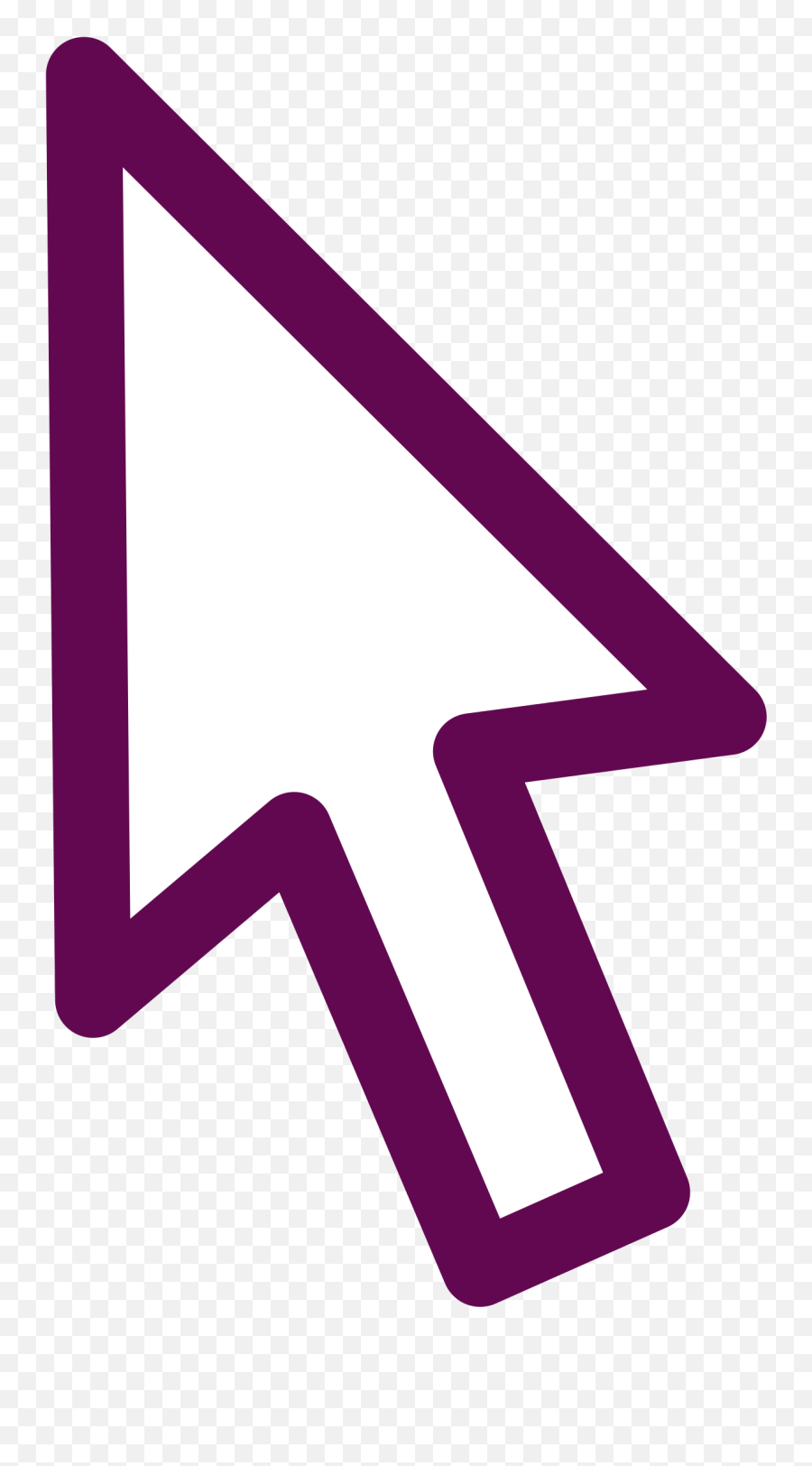 Arrow Cursor Png - Mouse Cursor Purple Png Emoji,Pointer Png