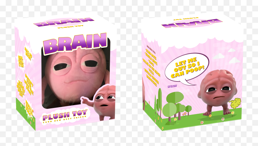 Packaging Sean Chamilian - Jeffree Star Brain Plush Toy Emoji,Jeffree Star Logo