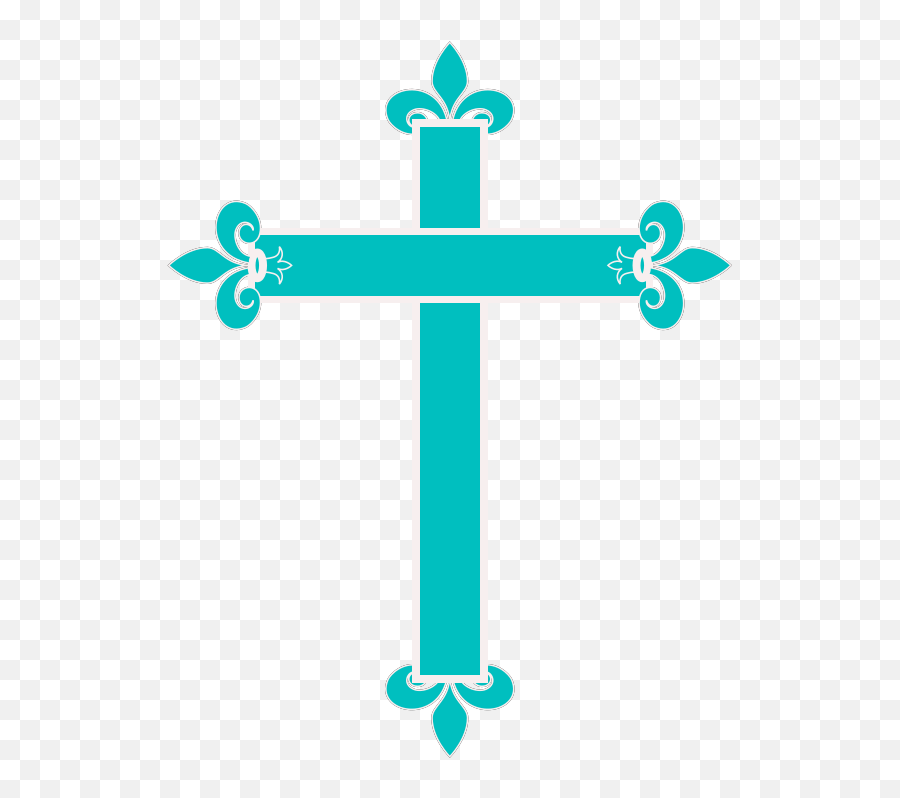 Cross - Blue Cross Baptism Clipart Emoji,Jesus On Cross Clipart