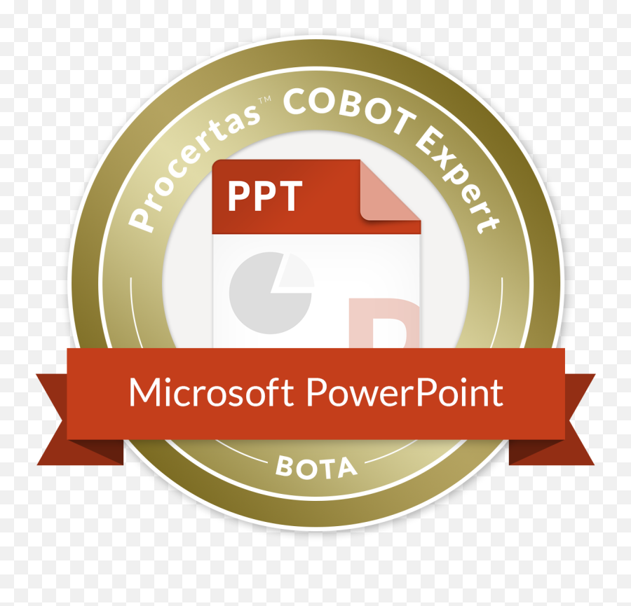 Cobot Expert - Bota Powerpoint Credly Emoji,Transparent Ppt